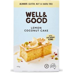 Photo of Well And Good Lemon Coconut Slice 475gm