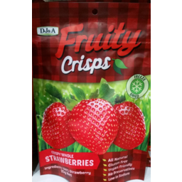 Photo of Dj&A Fruity Crisps Strawberry