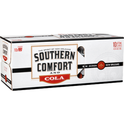 Photo of Southern Comfort & Cola Can 10pk