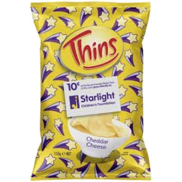 Photo of Thins Chip Cheddar Cheese 150gm
