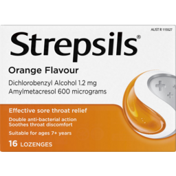Photo of Strepsils Orange Lozenges 16 Pack