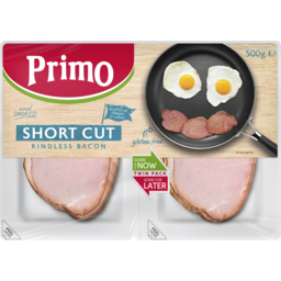 Photo of Primo Short Cut Rindless Bacon 500g