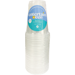 Photo of Entertain By Eco Drinking Cup Clear 275ml 25 Pack