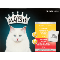 Photo of Your Majesty Gourmet Chicken Selec 12 Pack 