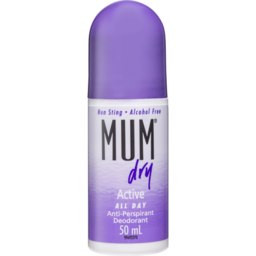 Photo of Mum Dry Active Anti Perspirant Deodorant Roll On 50ml