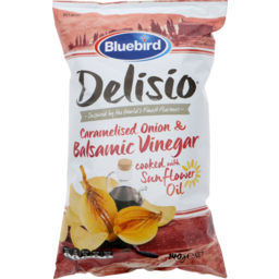Photo of Bluebird Delisio Potato Chips Caramelised Onion & Balsamic Vinegar 140g