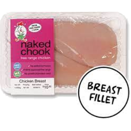 Photo of Naked Chook Chicken Breast Fillet 1Kg - 2kg