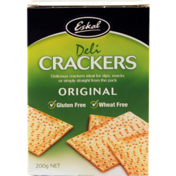 Photo of Eskal Original Deli Crackers Gluten & Wheat Free 200g