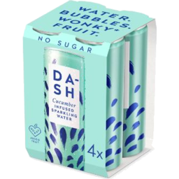 Photo of Dash Water Cucumber Infused Sparkling Water 300ml X4