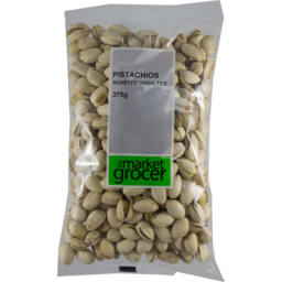 Photo of The Market Grocer Pistachios Roasted Unsalted 375gm