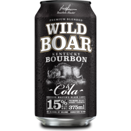 Photo of Wild Boar Bourbon & Cola 15% Can