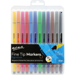 Photo of Mm Signature Fine Tip Markers 12pc