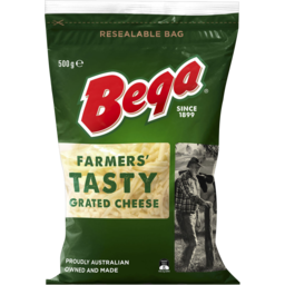Photo of Bega Farmers' Grated Tasty Cheese 500g