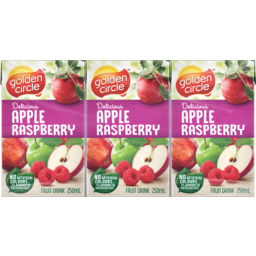 Photo of Golden Circle® Apple Raspberry Fruit Drink Multipack Poppers 6.0x250ml