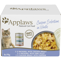 Photo of Applaws Cat Tin - Cuisine Selection In Broth 8 Pack