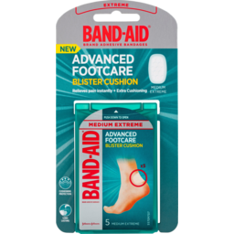 Photo of Band Aid Advanced Footcare Blister Cushion Medium Extreme 5 Pack