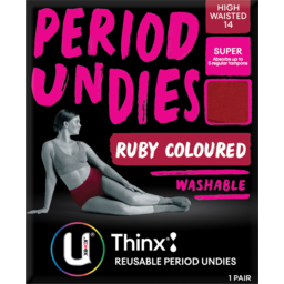 Photo of U By Kotex Reusable Undies Size 14 Super Washable High Waisted Single Pack