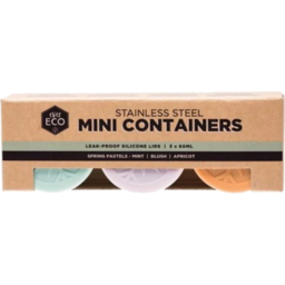 Photo of EVER ECO Mini Containers Spring Pastels 3pk