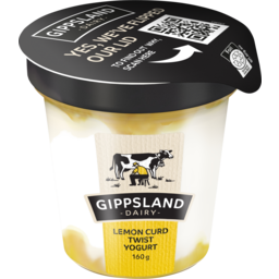 Photo of Gippsland Dairy Lemon Curd Twist Yogurt