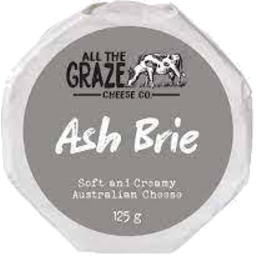 Photo of All The Graze Ash Brie 125gm