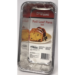 Photo of Food Guru Foil Loaf Pan 3 Pack