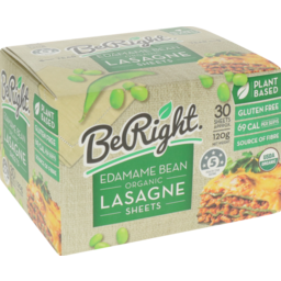 Photo of Be Right Lasagne Sheets Edamame Bean