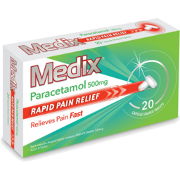 Photo of Medix Paracetamol Rapid 20pk
