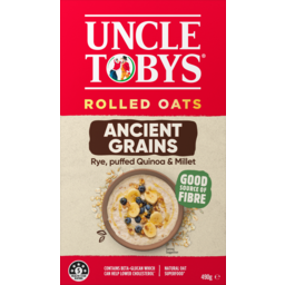 Photo of Uncle Tobys Ancient Grains Rye Puffed Quinoa & Millet Rolled Oats 490g