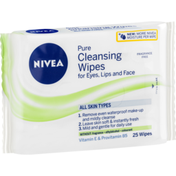 Photo of Nivea Daily Essentials Pure Cleansing Facial Cleansing Wipes 25pc 
