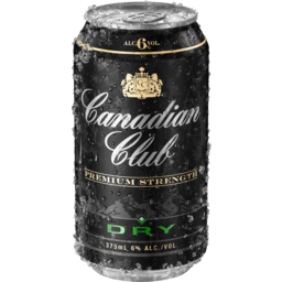 Photo of Canadian Club Whisky & Dry Premium Strength 6% 375ml