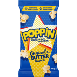 Photo of Poppin Microwave Popcorn Butter Flavour