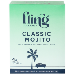 Photo of Fling Cocktails Classic Mojito Cans