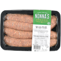 Photo of Nonna's Lamb Organic Sausages Mint