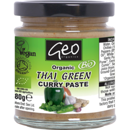 Photo of Geo Organics Curry Paste - Thai Green