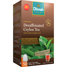 Photo of Dilmah Black Tagged Teabags Decaffeinated 50