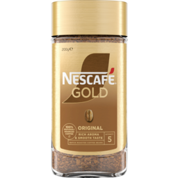 Photo of Nescafe Gold Original Medium 5 Instant Coffee 200g