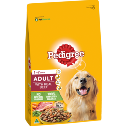 Photo of Pedigree Adult Complete Nutrition with Real Beef 3 Kg