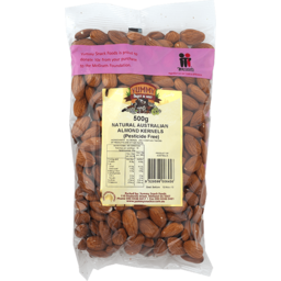 Photo of Yummy Almonds Natural Australian 500gm