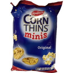 Photo of Real Foods Corn Thins Crispbread Minis Original 80g