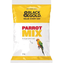 Photo of Black & Gold  Parrot Mix 2kg