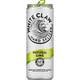 Photo of White Claw Hard Seltzer Natural Lime Can