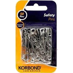 Photo of Korbond Silver Safety Pins 50pk