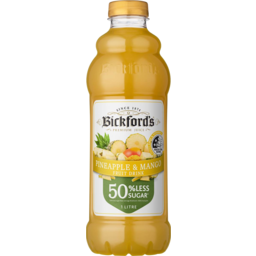 Photo of Bickfords Pineapple & Mango Fruit Drink 50% Less Sugar 1l