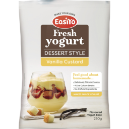 Photo of EasiYo Fresh Yogurt Base Dessert Style Vanilla Custard 230g 