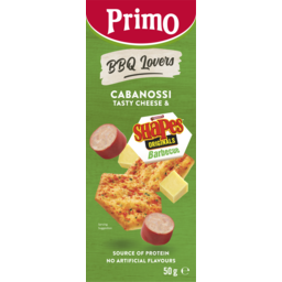 Photo of Primo BBQ Lovers Cabanossi, Cheese & BBQ Shapes 50gm