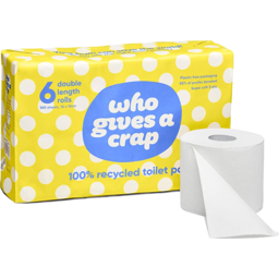 Photo of WHO GIVES A CRAP Double Length Toilet Rolls 6 Pack