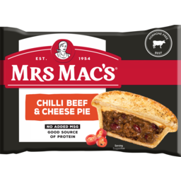 Photo of Mrs Mac's Chilli Beef & Cheese Pie 175g