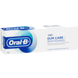 Photo of Oral-B Gum Care & Whitening Toothpaste Mint 110g