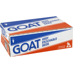 Photo of Goat Lager Beer Cans 4.2% 24x375ml