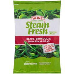 Photo of Heinz Steam Fresh Beans, Broccoli & Sugar Snap Peas 450g